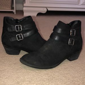 Madden girl black booties